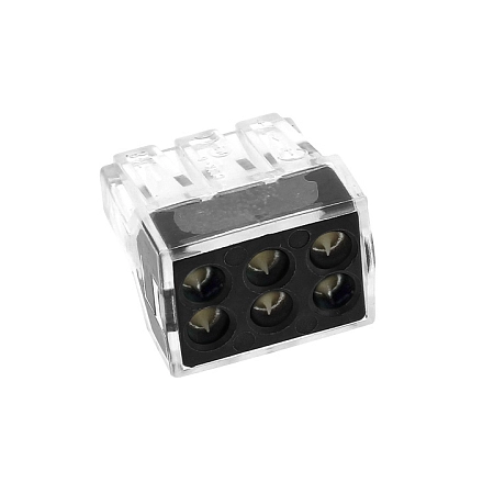 Клемма миниатюрная 6х-2,5 (без пасты) (4шт/уп.) plc-smk-106r