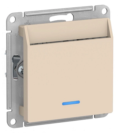 Выключатель СП карточный 10А без задержки времени механизм (бежевый) Atlas ATN000267 в наличии по выгодной цене. Краснодар. ЮГКАБЕЛЬ.