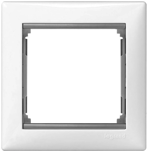 Рамка 1-местная (бел/серая) Valena  774491 в каталоге ЮгКабель