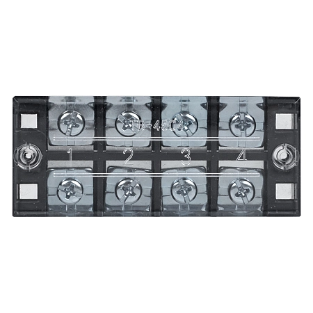 Блок зажимов  4,5 мм2  45A 4 клеммные пары TB-4504 EKF PROxima tb-4504 - купить по низкой цене в Краснодаре | ЮгКабель