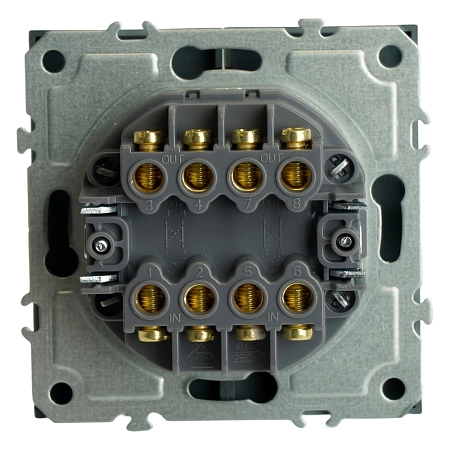 Переключатель перекрестный СП 2-м механизм (черный уголь) soft touch Эмили RSW10-5111-01 50167 в наличии по выгодной цене. Краснодар. ЮГКАБЕЛЬ.