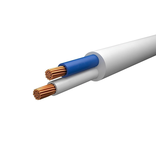 Провод ПВС 2х0,75 белый Альгиз Провод ПВС 2х0,75 белый Альгиз в каталоге ЮгКабель