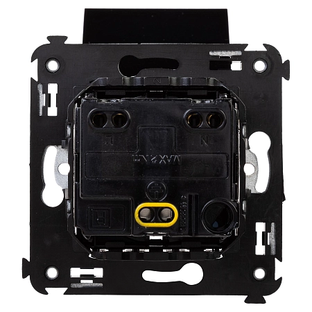 Розетка с крышкой в стену, 2P E, "Avanti", "Черный квадрат" 4402013 в наличии по выгодной цене. Краснодар. ЮГКАБЕЛЬ.