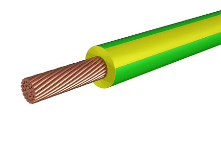 Провод ПуВ 10 жел/зел Алюр