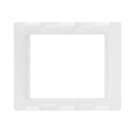 Универсальная рамка для 2 модуля, белая  F00011 - купить по низкой цене в Краснодаре | ЮгКабель