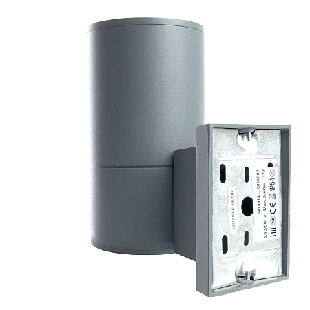 Светильник уличный 60W 230V 1хЕ27 IP54 (160х155х90) DH0701 серый 06297 - купить по низкой цене в Краснодаре | ЮгКабель