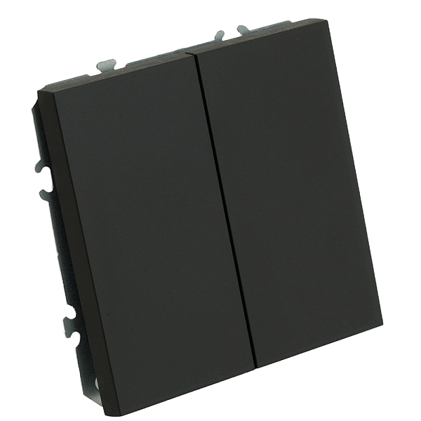 Выключатель СП 2-м механизм (черный уголь) soft touch Эмили RSW10-5104-05 49840 в каталоге ЮгКабель
