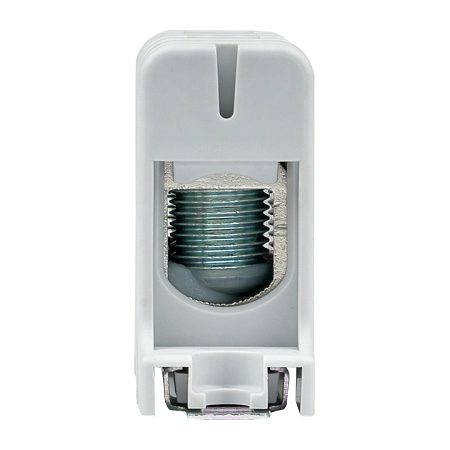 Клемма 1Р  16-95 кв.мм. КВС  , серая EKF PROxima plc-kvs-16-95-gray - купить по низкой цене в Краснодаре | ЮгКабель