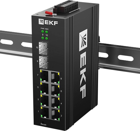 Промышленный управляемый коммутатор уровня L2 TSX-ML2-2GH/SFP-8GT, 2 порта 2.5G Base-X SFP, 8 портов TSX-ML2-2GH/SFP-8GT