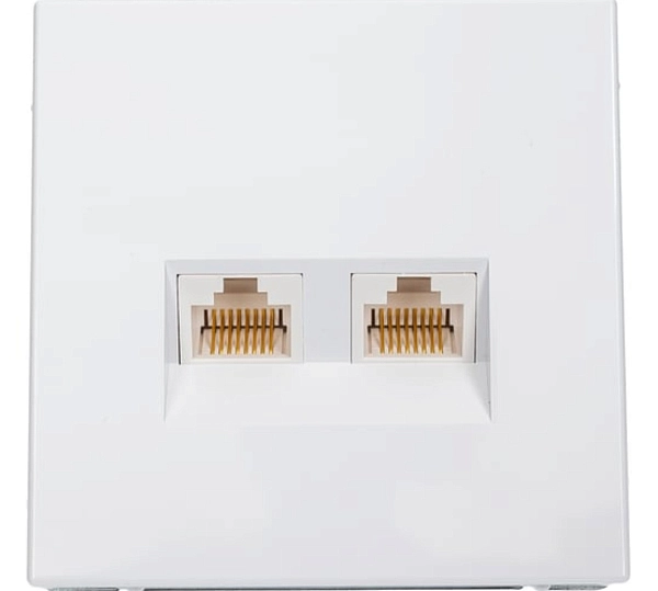 Розетка СП 2-м компьютерная RJ45 кат. 5Е механизм белый ARTGALLERY GAL000185 в каталоге ЮгКабель