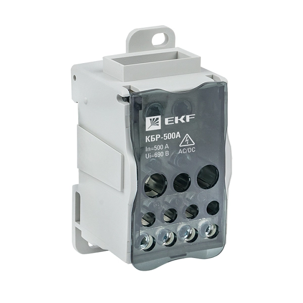 Распределительный блок на DIN-рейку 500A-КБР и монтажную панель  PROxima plc-kbr500 Распределительный блок на DIN-рейку 500A-КБР и монтажную панель  PROxima plc-kbr500 в каталоге ЮгКабель