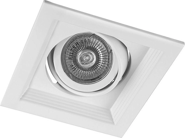 Светильник потолочный встраиваемый, MR16 G5.3 белый, DLT201 29770 в каталоге ЮгКабель