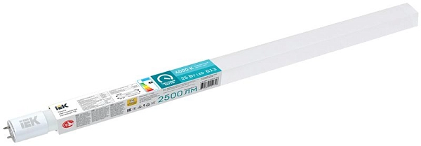 Лампа светодиод. 25W 4000К 2500Лм G13 T8 220V (1200мм.) (аналог L36) матовая LLE-T8R-25-230-40-G13 Лампа светодиод. 25W 4000К 2500Лм G13 T8 220V (1200мм.) (аналог L36) матовая LLE-T8R-25-230-40-G13 в каталоге ЮгКабель