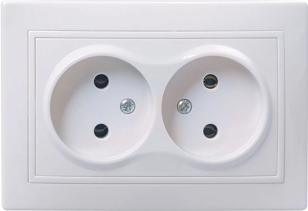 Розетка СП 2-м в сборе (белый) Кварта ERK23-K01-10-DM Розетка СП 2-м в сборе (белый) Кварта ERK23-K01-10-DM в каталоге ЮгКабель