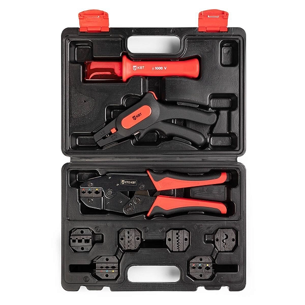 Набор для резки, снятия изоляции и опрессовки СКМ-2 серия ПРОФИ (КВТ) 102352 в каталоге ЮгКабель