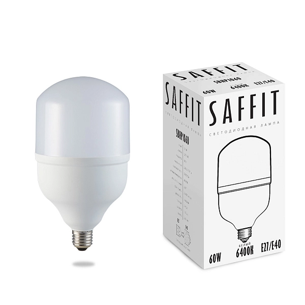Лампа светодиод. LED   60W 6400К 5600Лм Е27/Е40 30т.ч. SBHP1060 (190х120) 55097 Лампа светодиод. LED   60W 6400К 5600Лм Е27/Е40 30т.ч. SBHP1060 (190х120) 55097 в каталоге ЮгКабель