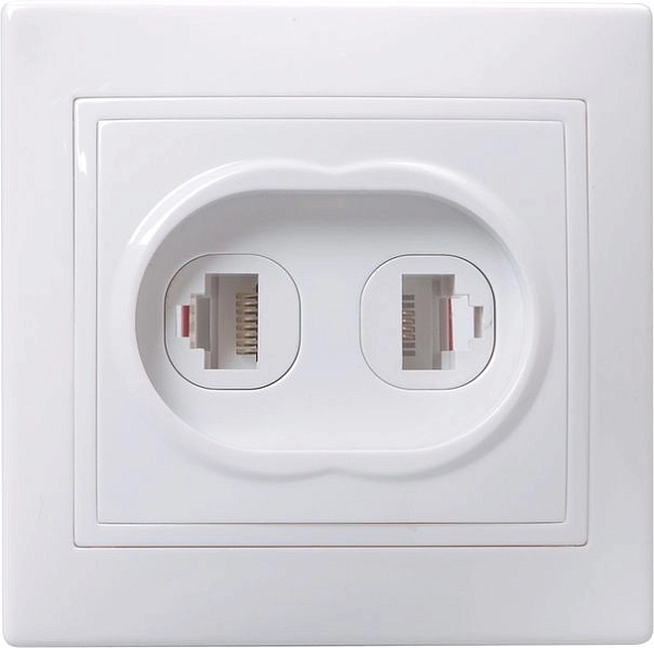 Розетка СП 2-м RJ11/RJ45 в сборе (белый) Кварта EIK10-K01-DM Розетка СП 2-м RJ11/RJ45 в сборе (белый) Кварта EIK10-K01-DM в каталоге ЮгКабель