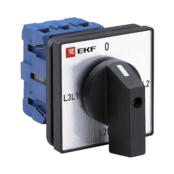 Переключатель кулачковый ПК-1-73 10А 3P для вольтметра линейное напряжение EKF PROxima pk-1-73-10 в каталоге ЮгКабель