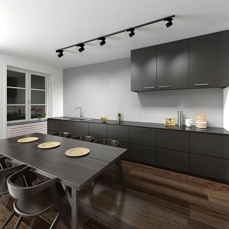 Светильник трековый под лампу GX53 15W 220V  AL159 (белый) 80х80х105 41366 - купить по низкой цене в Краснодаре | ЮгКабель