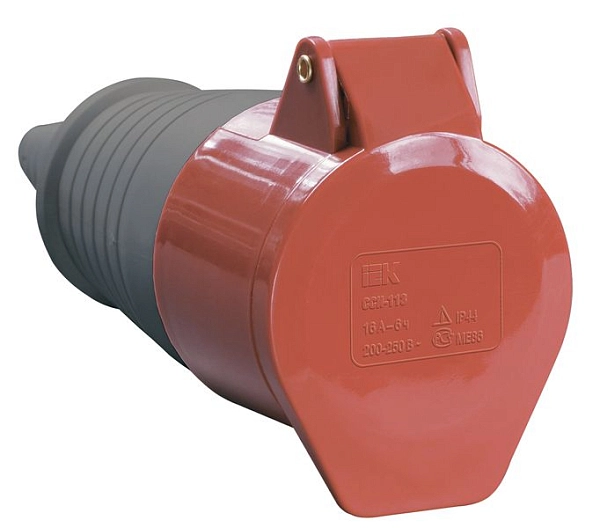 Розетка силовая 3-ф., 32А, 380В, IP44 (4-п, перенос.) (224) ФИНАЛЬНАЯ РАСПРОДАЖА  PSR22-032-4 Розетка силовая 3-ф., 32А, 380В, IP44 (4-п, перенос.) (224) ФИНАЛЬНАЯ РАСПРОДАЖА  PSR22-032-4 в каталоге ЮгКабель