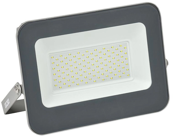 Прожектор светодиодный 100W/200-240V 6500К 9000Лм IP65 (СДО07-100) 320х264х38 серый LPDO701-100-K03 Прожектор светодиодный 100W/200-240V 6500К 9000Лм IP65 (СДО07-100) 320х264х38 серый LPDO701-100-K03 в каталоге ЮгКабель