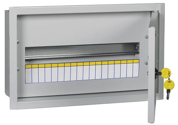 Щит встр. 18 мод. (265х440х120) IP31 ЩРВ-18 серый TREND MKM14-V-18-30-T Щит встр. 18 мод. (265х440х120) IP31 ЩРВ-18 серый TREND MKM14-V-18-30-T в каталоге ЮгКабель