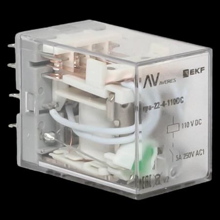 Реле промежуточное RPA 22/4 5A 110В DC EKF AVERES rpa-22-4-110DC