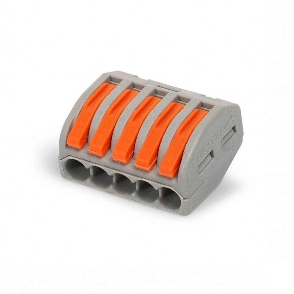 Клеммный соединитель 5х2,5 (без пасты) (многожильный) 32А КВТ 87634 в каталоге ЮгКабель