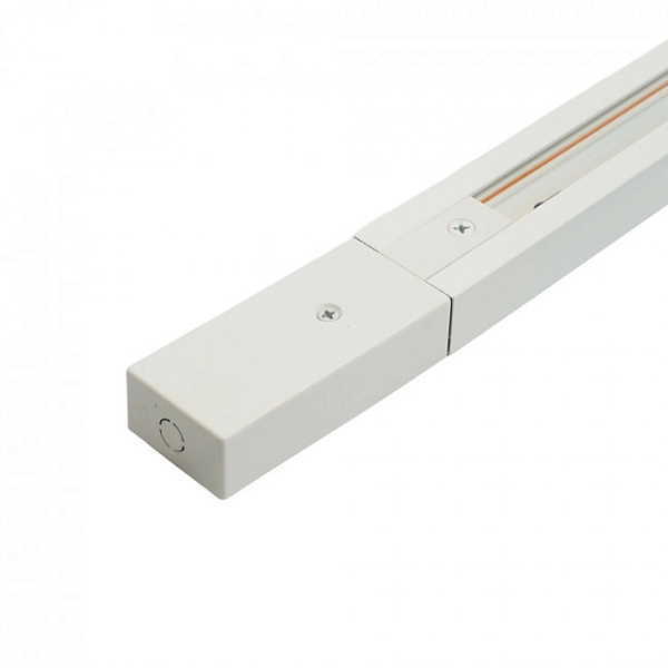 Шинопровод для трековых светильников 1м (белый) токоввод, заглушка и крепление, CAB1007 51887 в каталоге ЮгКабель