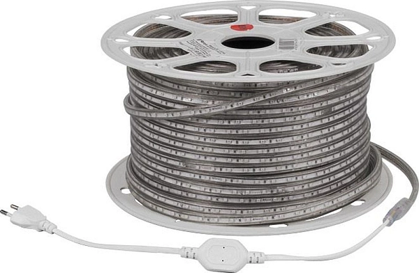 Лента светодиодная LS704  60SMD(2835)/м 4,4Вт/м 220V IP67 100м красный 2 сет.шнур 2заглушки коннект 26239 Лента светодиодная LS704  60SMD(2835)/м 4,4Вт/м 220V IP67 100м красный 2 сет.шнур 2заглушки коннект 26239 в каталоге ЮгКабель