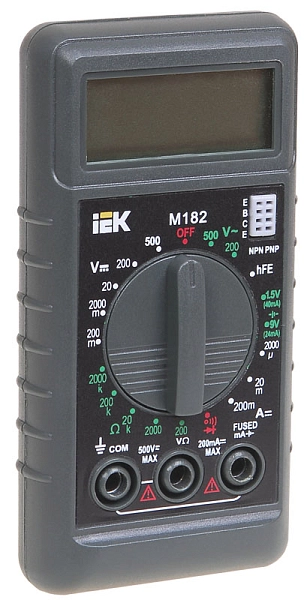 Мультиметр цифровой Compact M182 IEK TMD-1S-182 в каталоге ЮгКабель
