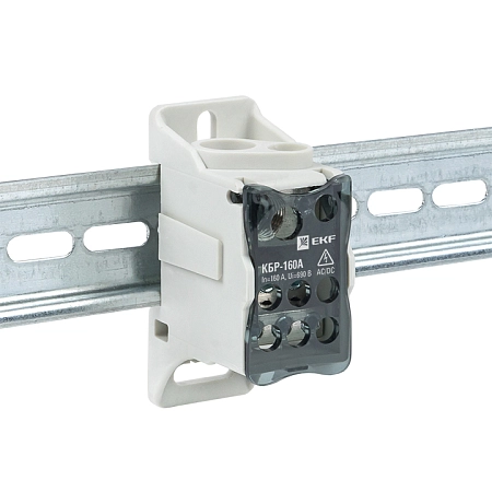 Распределительный блок на DIN-рейку 160А-КБР и монтажную панель EKF PROxima plc-kbr160 - купить по низкой цене в Краснодаре | ЮгКабель