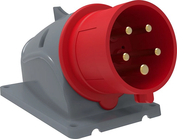 Вилка силовая 3-ф., 32А, 380В, IP44 (5-п., стац.) MAGNUM PSN52-032-5 в каталоге ЮгКабель