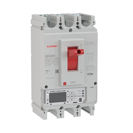 Авт. выкл. YON MD400N-MR1 3P 400А 40kA Ir 0.4…1xIn Isd 1.5…10xIn MD400N-MR1