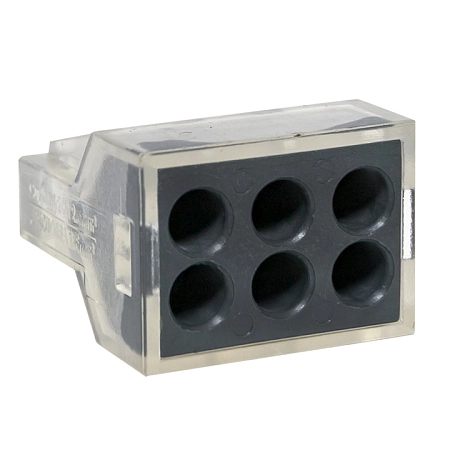 Клемма миниатюрная 6х-2,5 (без пасты) (5шт/уп.) plc-smk-106b - купить по низкой цене в Краснодаре | ЮгКабель
