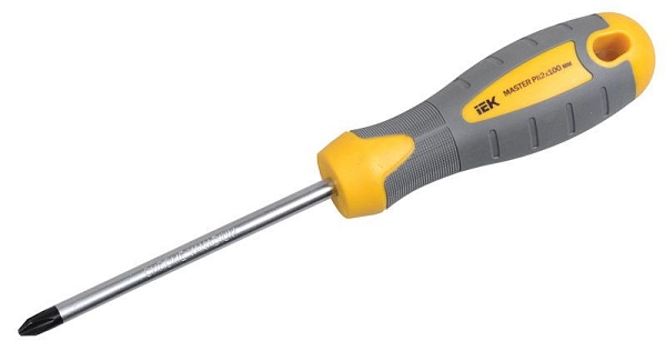 Отвертка Master диэлектр., Ph 0х75 мм до 1000В (крест.) TSC-1PH-075 в каталоге ЮгКабель