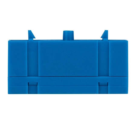 Шина "0" N (6х9мм) 8 отверстий латунь синий изолированный корпус на DIN-рейку EKF PROxima sn0-63-8-ib - купить по низкой цене в Краснодаре | ЮгКабель