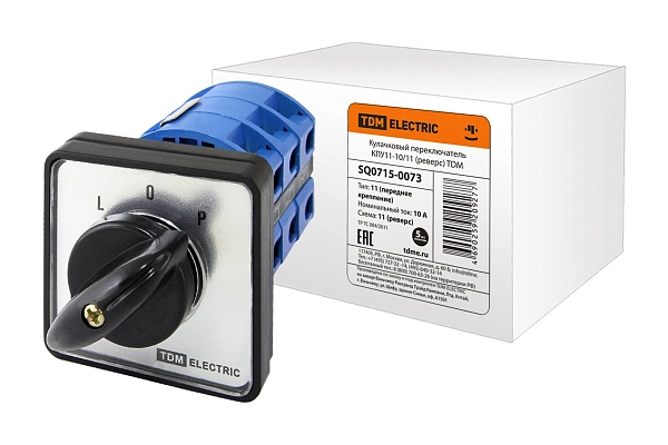 Переключатель кулачковый КПУ11-10/11 (реверс) SQ0715-0073 в каталоге ЮгКабель