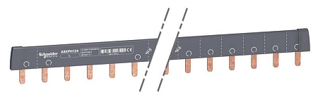Шина соединительная типа PIN (штырь) 1Р 100А (длина   430мм) 24 мод. Acti9 A9XPH124 - купить по низкой цене в Краснодаре | ЮгКабель