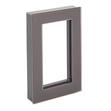 Рамка  2-местная (без перемычки), стекло серия Катрин, GFR00-7012-04, шоколад 39569 в наличии по выгодной цене. Краснодар. ЮГКАБЕЛЬ.