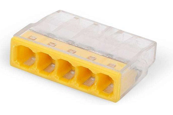 Клемма миниатюрная 5х2,5 (без пасты) линейное расположение контактов 87655 Клемма миниатюрная 5х2,5 (без пасты) линейное расположение контактов 87655 в каталоге ЮгКабель