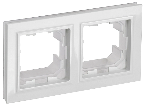 BRITE Рамка 2-мест. IP44 РУ-2-БрБ-44 бел. IEK BR-M22-44-K01 в каталоге ЮгКабель
