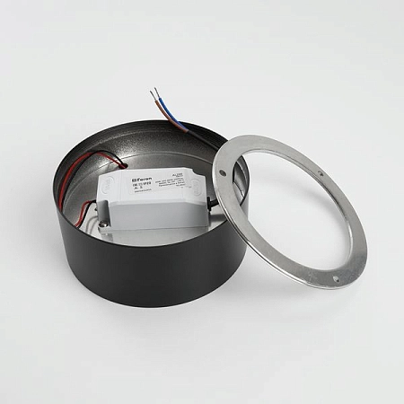 Светильник светодиодный 20W 230V 4000К 1400Лм IP20 AL200 (d115 h50) черн. борт“Simple matte” 48077 - купить по низкой цене в Краснодаре | ЮгКабель