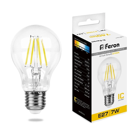 лампа светодиод. led   7w 2700к 740лм е27 30т.ч. а60 (103х60) (аналог 80w) lb-57 25569 в Краснодаре - купить по низким ценам Лампа светодиод. LED   7W 2700К 740Лм Е27 30т.ч. А60 (103х60) (аналог 80W) LB-57 25569 - купить по низкой цене в Краснодаре | ЮгКабель