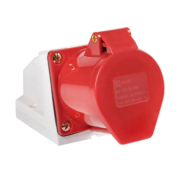 Розетка силовая 3-ф., 32А, 380В, IP44 (5-п, стацс. наруж.)  PROxima ps-125-32-380 Розетка силовая 3-ф., 32А, 380В, IP44 (5-п, стацс. наруж.)  PROxima ps-125-32-380 в каталоге ЮгКабель