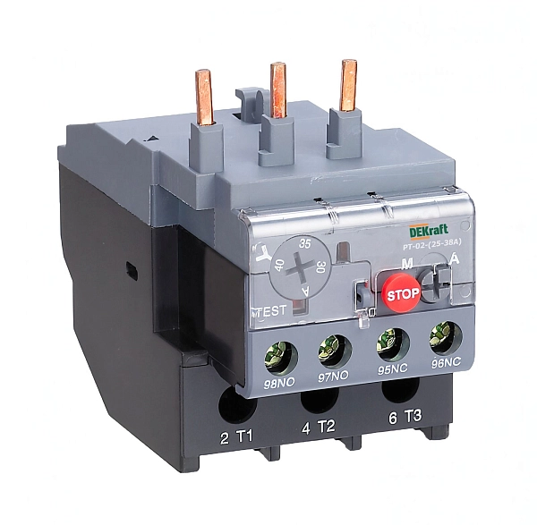 Реле тепловое для контакторов 25А-38А 23.0А-32А 23169DEK в каталоге ЮгКабель