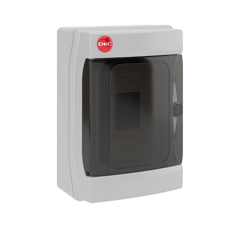 Щит настен.   4 мод. (143х210х102) IP65 серый, с дверцей, RAMbase 85604 - купить по низкой цене в Краснодаре | ЮгКабель