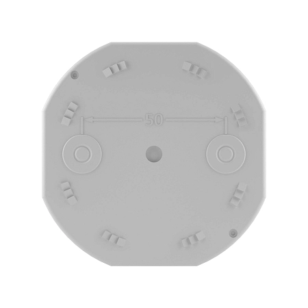 Коробка монтажная ОП 80х40 с 4 вводами IP44 (серый) 53600 - купить по низкой цене в Краснодаре | ЮгКабель