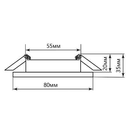 Светильник светодиодный (встраив.)   7W/175-260V 4000K 560Лм IP20 белый (AL600) d80 подсветка 28905 - купить по низкой цене в Краснодаре | ЮгКабель