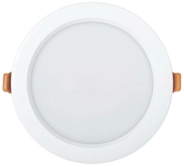 Светильник светодиодный (встраив.) 24W/200-230V 4000K 2500Лм IP54 белый (ДВО1821) d190 LDVO0-1821-24-4000-K01 в каталоге ЮгКабель